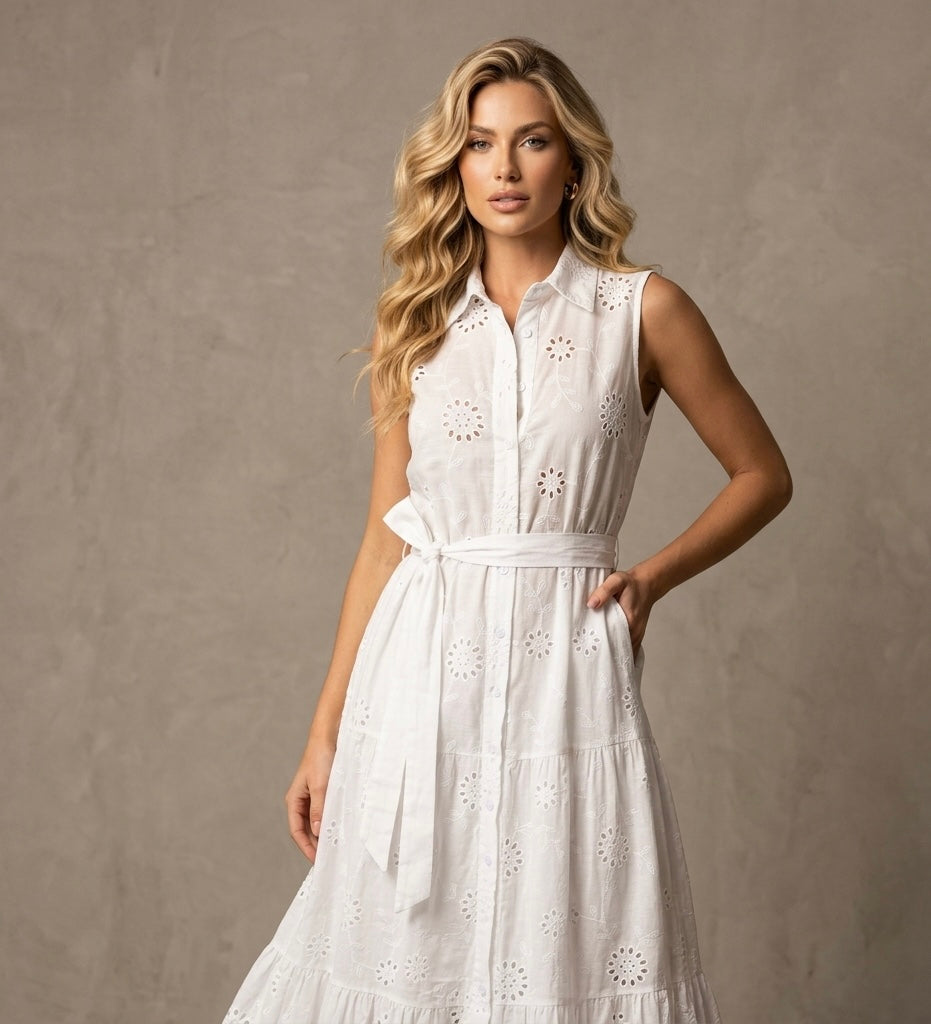 Broderie Anglaise Dress