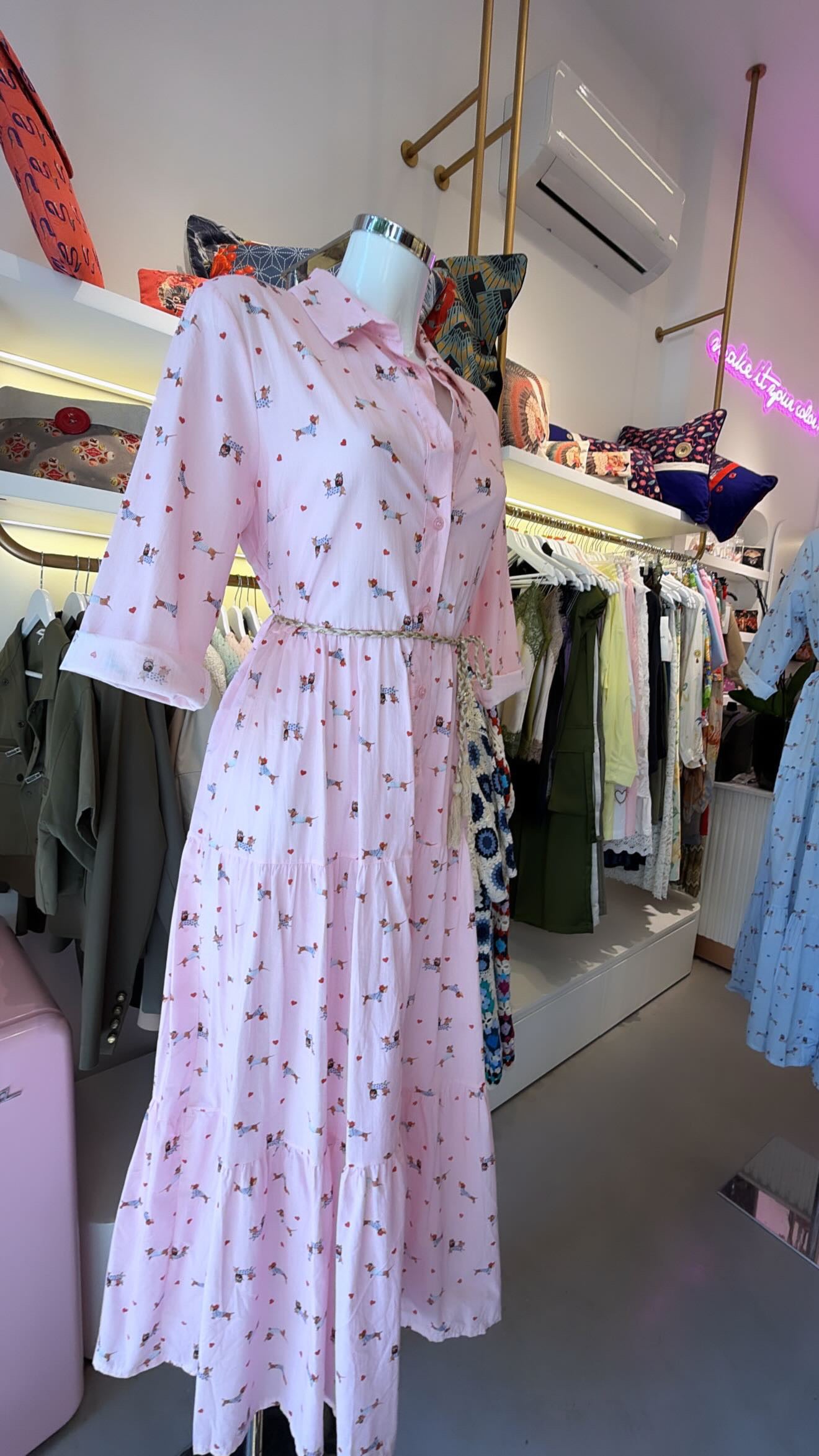 P’ti Chien Pink Dress