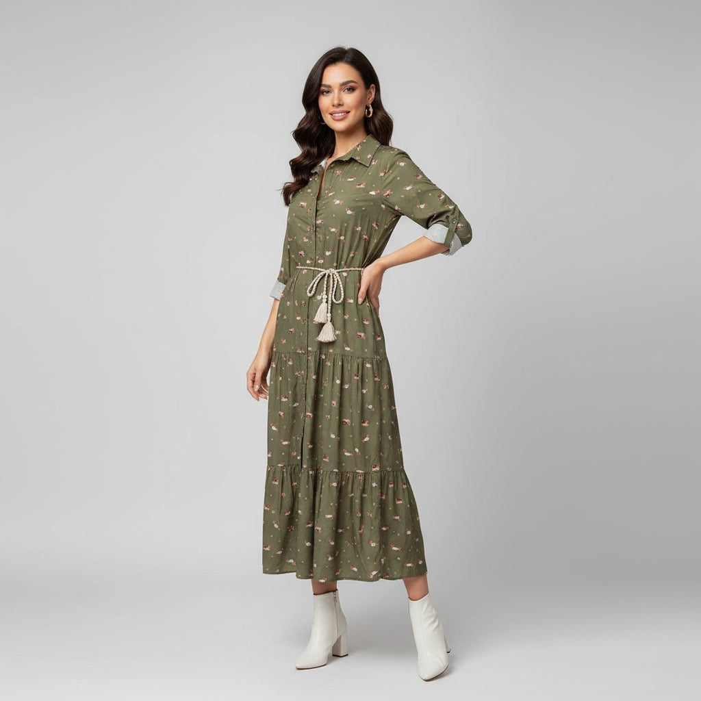 P’ti Chien Kaki Dress
